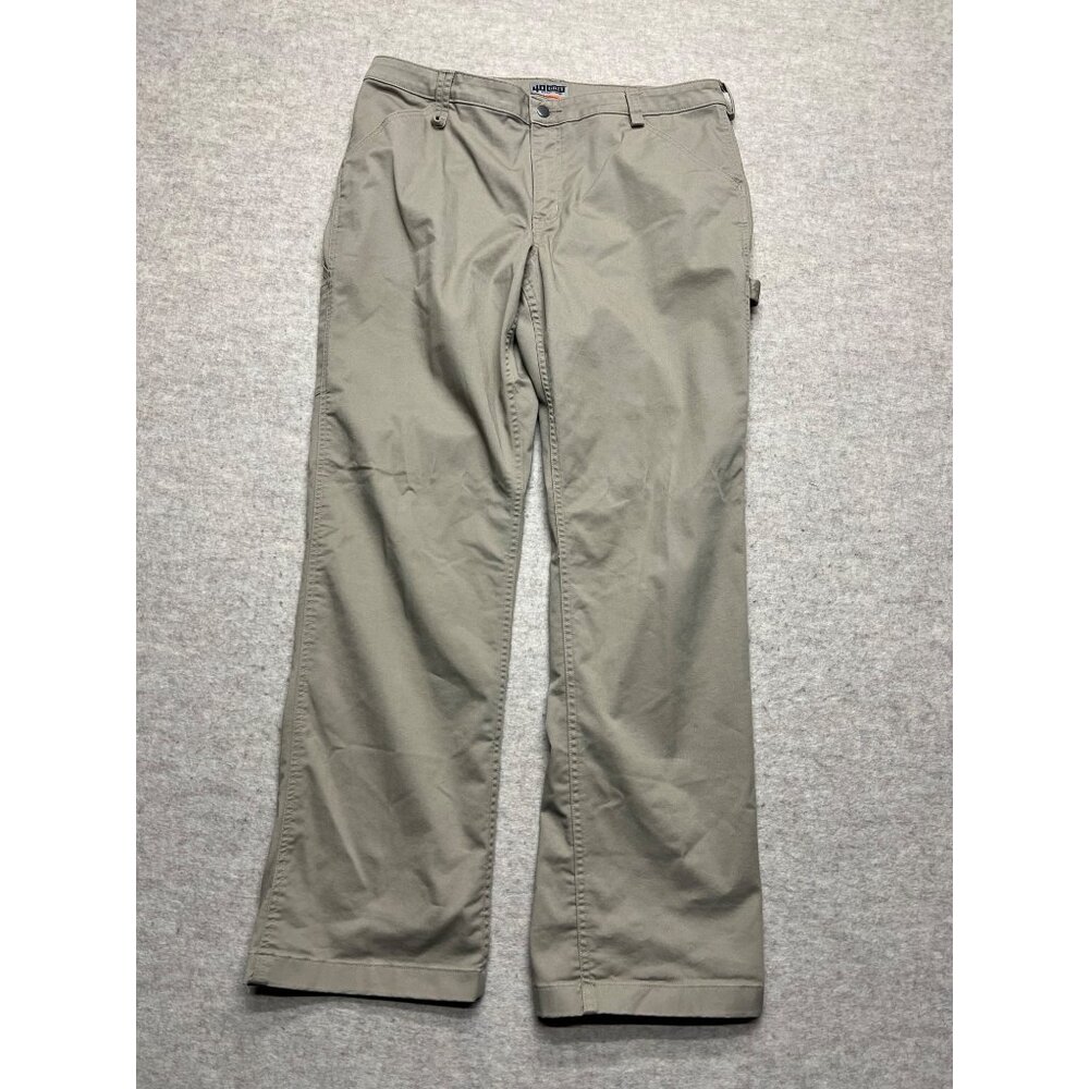 Duluth Trading Co 40 Grit Women's Carpenter Pants Tan Size 16 Long